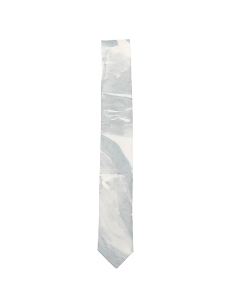  Alysi Brushed-print Tie - Blue 