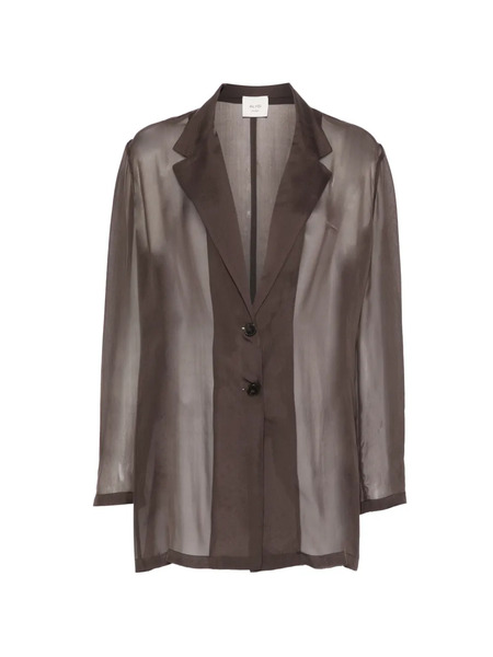  Alysi Buttoned Blouse - Brown 