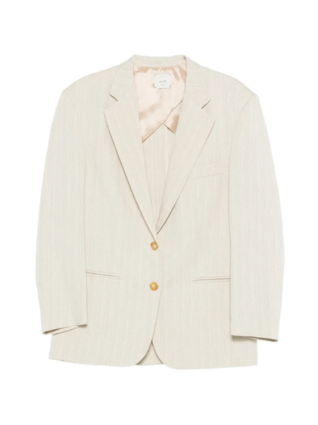  Alysi Buttoned Stripped Blazer - Neutrals 