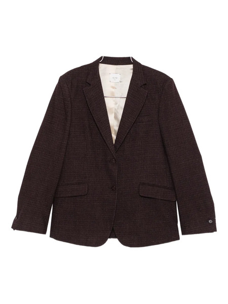  Alysi Checked Blazer - Red 