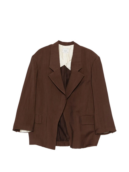 Alysi Collared Pocket Jacket - Brown 
