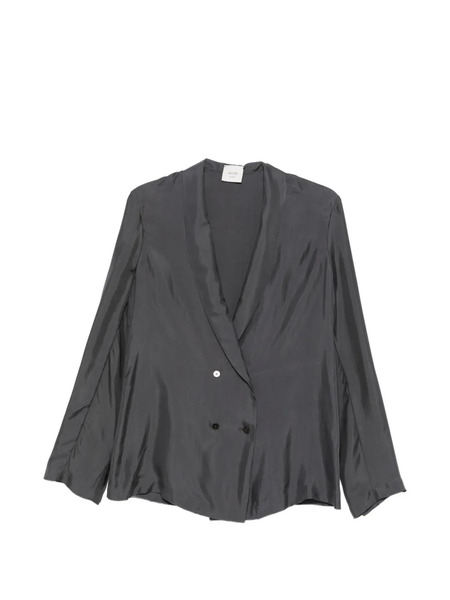 Alysi Double-breasted Jacket - Grey 