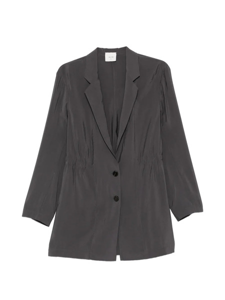  Alysi Drawstring-detail Blazer - Grey 
