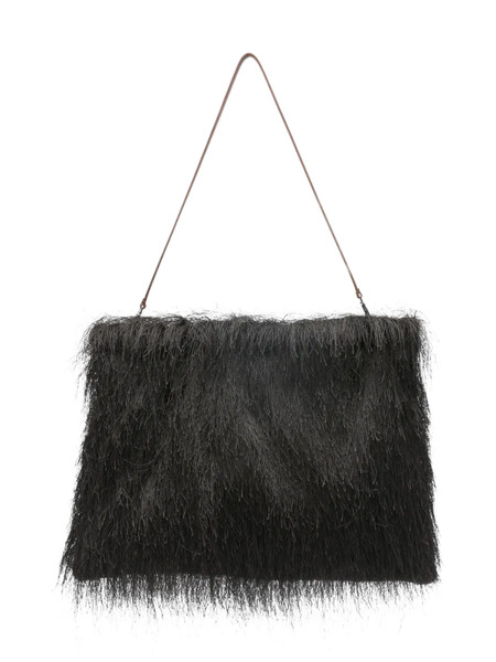  Alysi Fringed Shoulder Bag - Brown 
