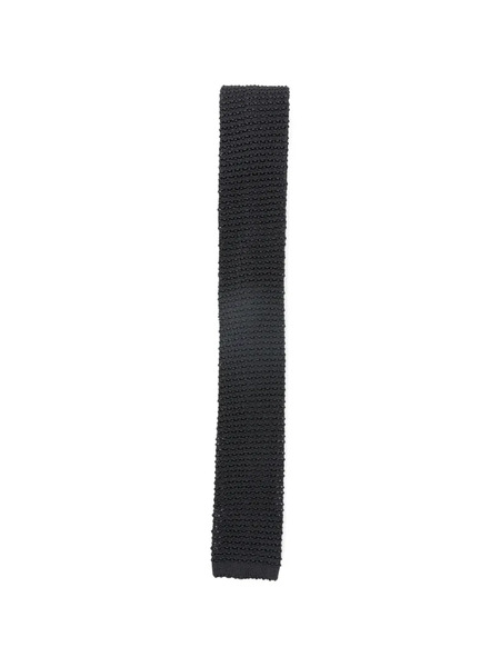  Alysi Knitted-construction Tie - Black 