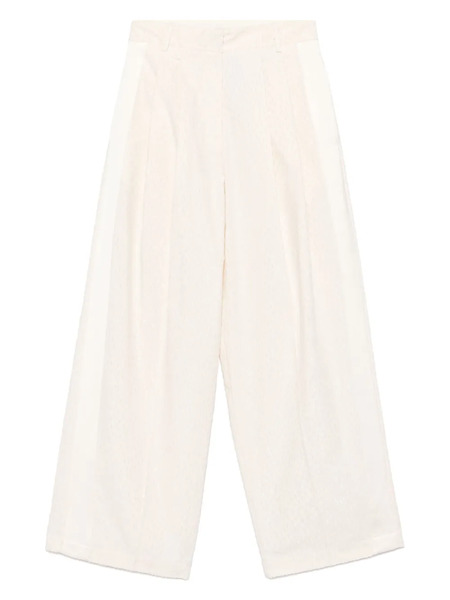  Alysi Patterned-jacquard Trousers - Neutrals 