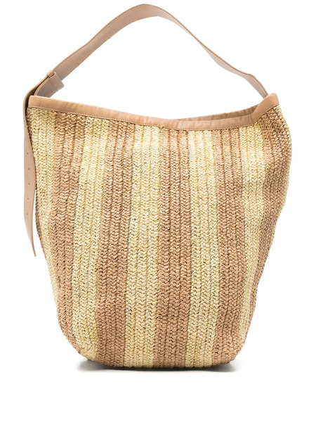  Alysi Raffia Shoulder Bag - Neutrals 