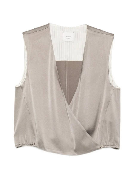  Alysi Satin Top - Neutrals 