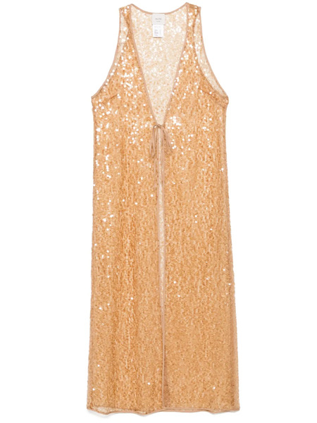  Alysi Sequin-embellished Gilet - Yellow 
