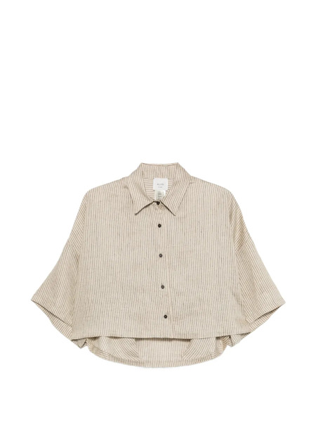  Alysi Striped Blouse - Neutrals 