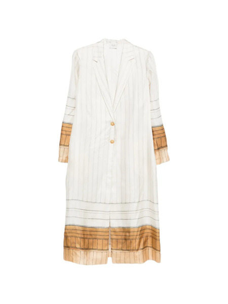 Alysi Striped Buttoned Jacket - Neutrals 
