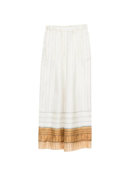  Alysi Striped Palazzo Pants - Neutrals 