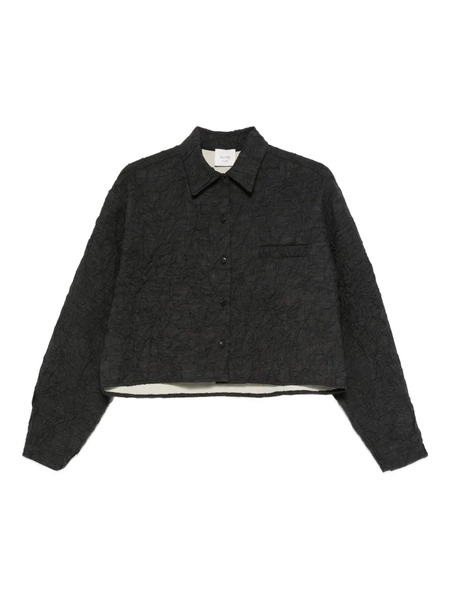  Alysi Textured Pocket Jacket - Black 