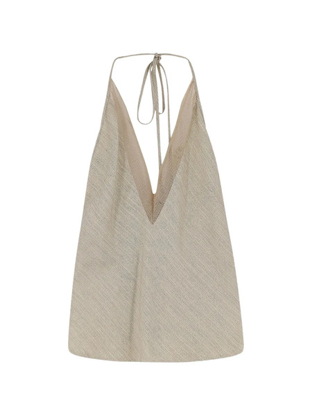  Alysi V-neck Top - Gold 