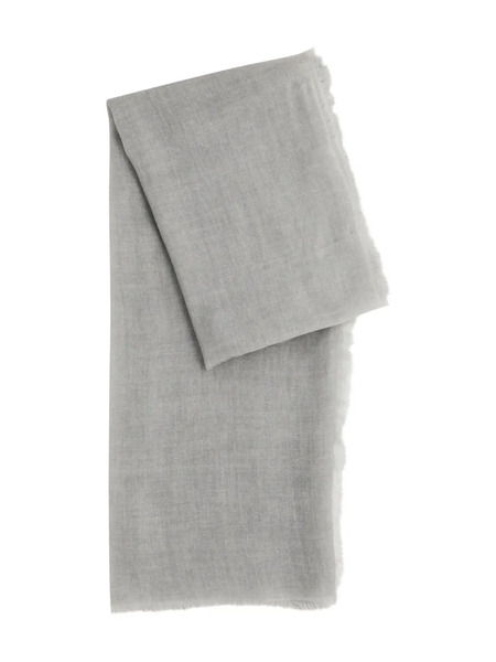  Ama Pure Frayed Scarf - Grey 