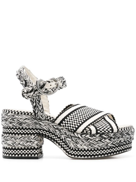  Amambaih Gala Round-toe Sandals - Black 