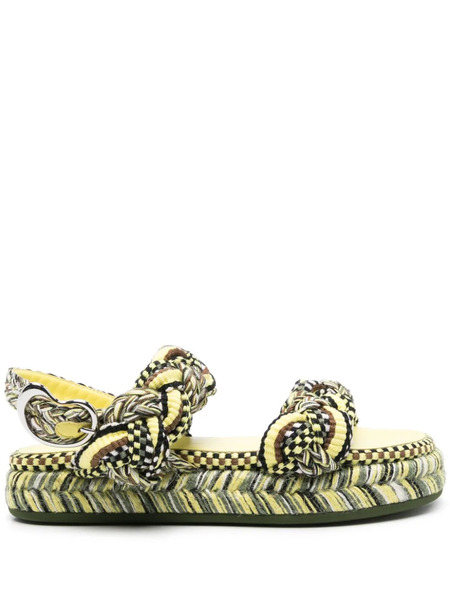  Amambaih 30mm Maria Sandals - Green 