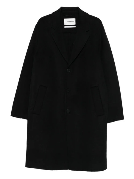  Amaranto Button-down Coat - Black 
