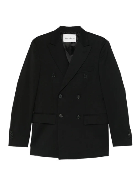  Amaránto Double-breasted Blazer - Black 