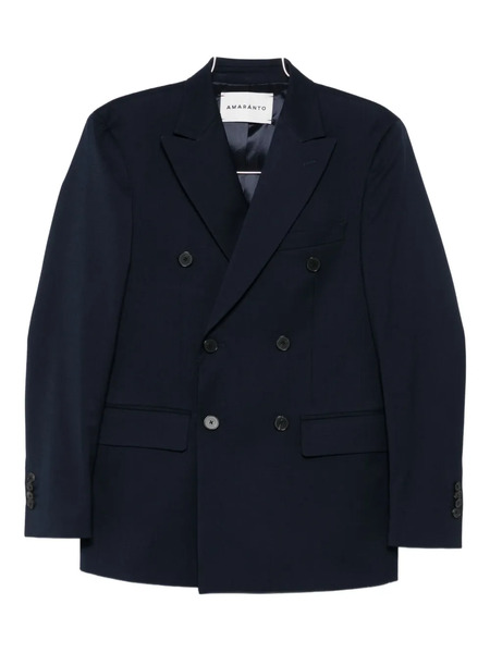  Amaránto Double-breasted Blazer - Blue 