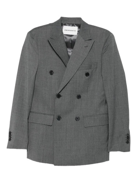  Amaránto Double-breasted Jacket - Grey 