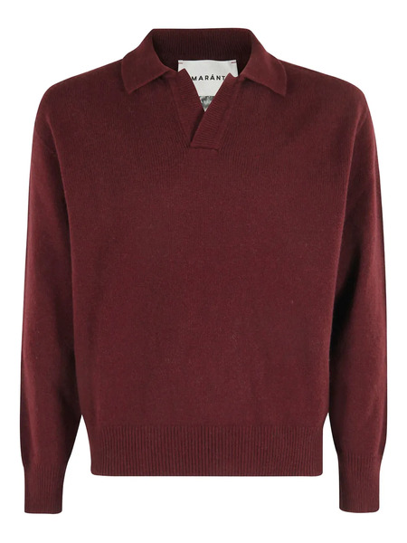 Amaranto Long-sleeve Sweater - Red 