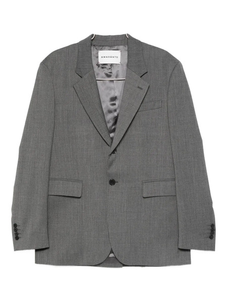  Amaránto Single-breasted Blazer - Grey 