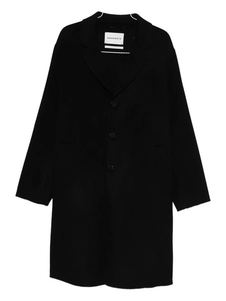  Amaránto Single-breasted Coat - Black 
