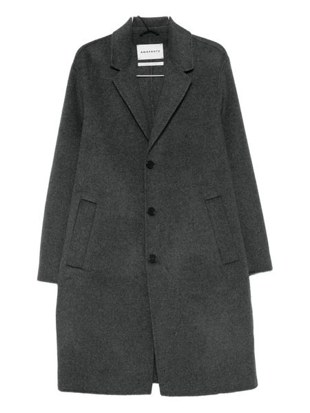  Amaránto Single-breasted Coat - Grey 
