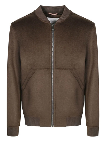  Amaránto Zipped Bomber Jacket - Brown 