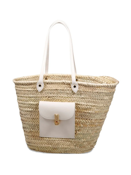  Amato Daniele Queen Shoulder Bag - Neutrals 
