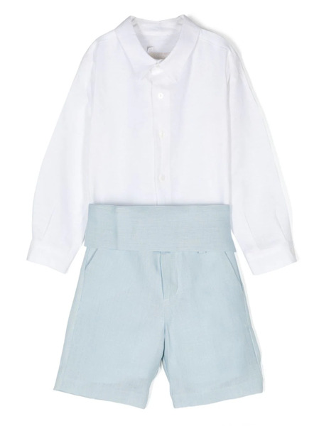  Amaya Two-piece Linen-blend Suit - White 