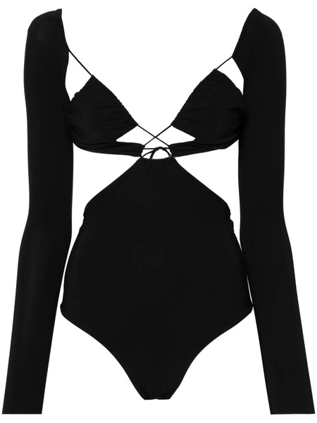  Amazuìn Azhar Cut-out Bodysuit - Black 