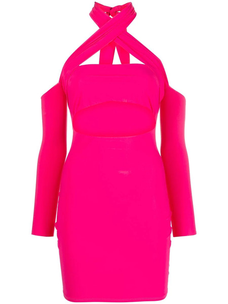 Amazuìn Cut-out Mini Dress - Pink 