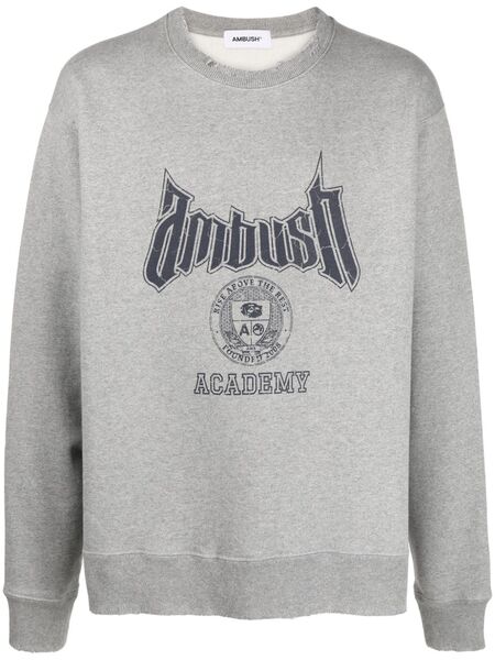  Ambush Ambush Academy Cotton Sweatshirt - Grey 