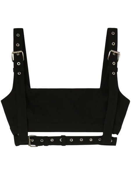  Ambush Belt-detailing Crop Top - Black 