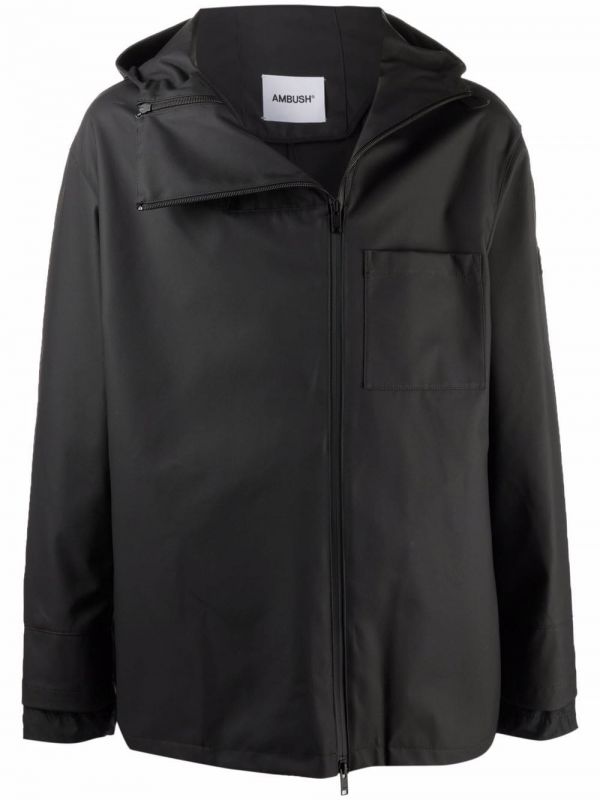  Ambush Coated Zip-front Jacket - Black 