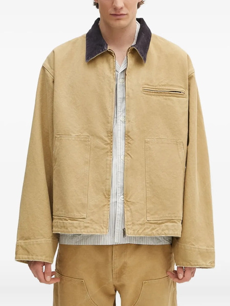  Ambush Corduroy-collar Overshirt - Neutrals 