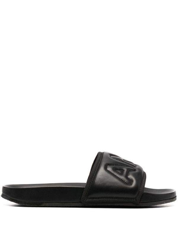  Ambush Embossed-logo Slides - Black 