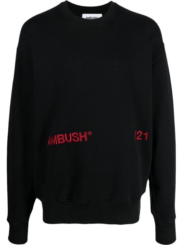  Ambush Embroidered-logo Sweatshirt - Black 