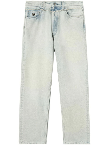  Ambush Frayed Straight-leg Jeans - Blue 