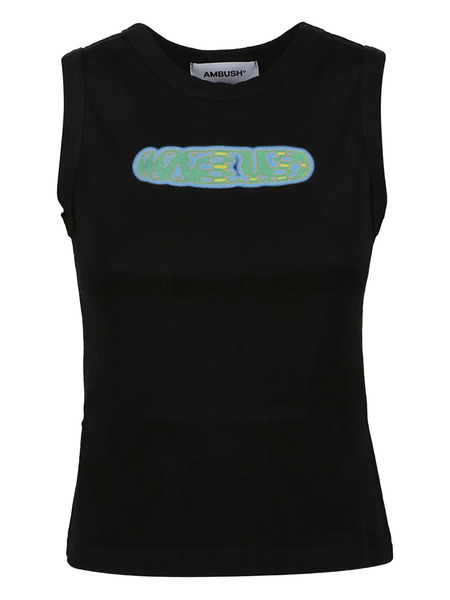  Ambush Graphic Sleeveless Top - Black 