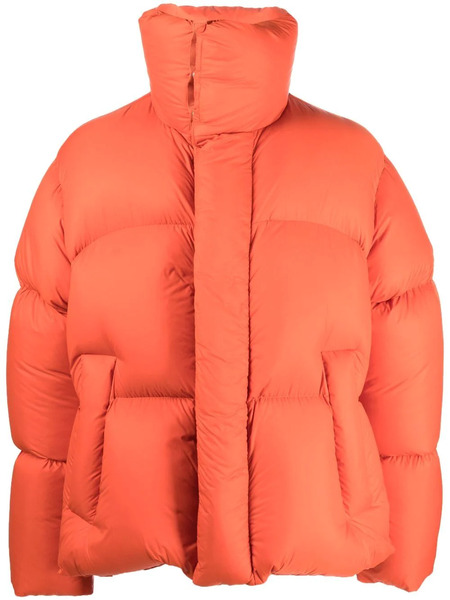  Ambush High-collar Padded Short Jacket - Orange 