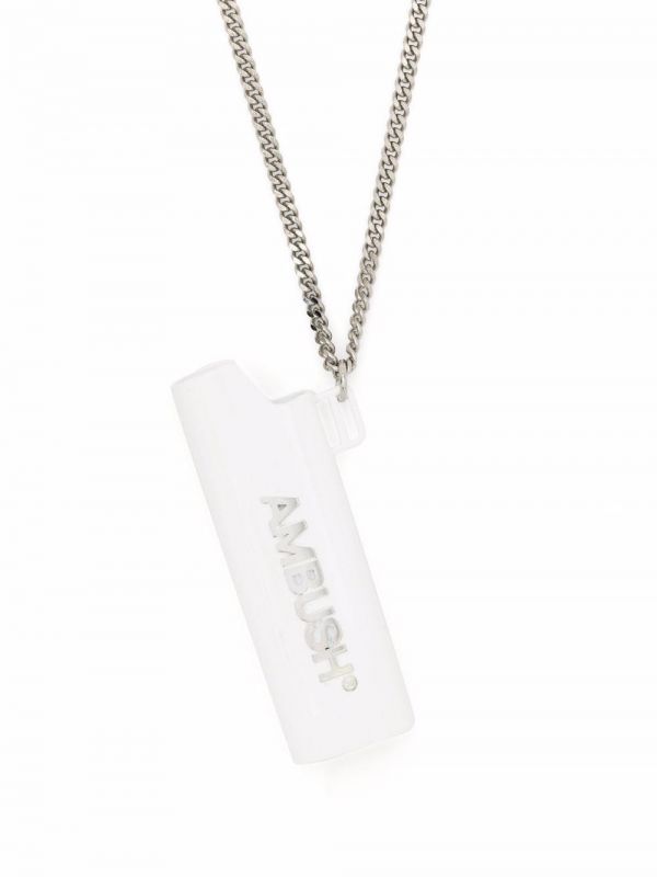  Ambush Lighter Case Pendant Necklace - White 