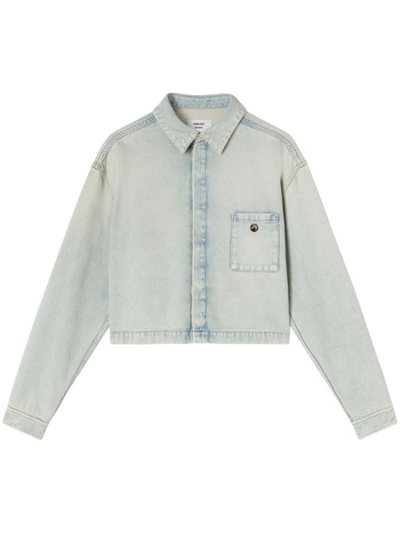  Ambush Logo-appliqué Denim Jacket - Blue 