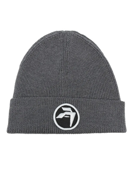  Ambush Logo-embroidered Knitted Beanie - Grey 