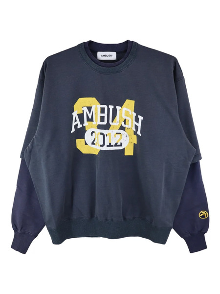  Ambush Logo-print Sweatshirt - Blue 