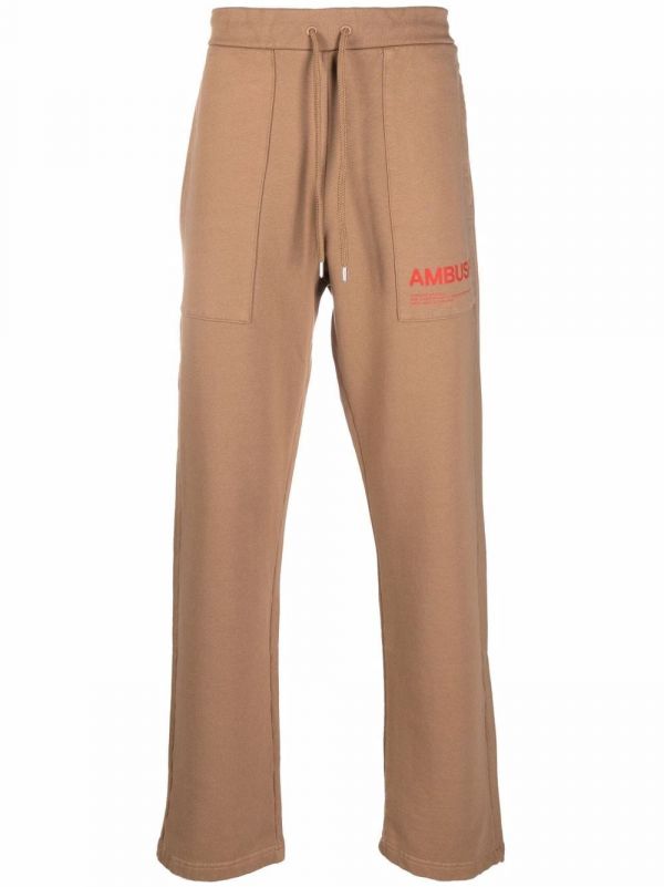  Ambush Logo-print Track Pants - Neutrals 