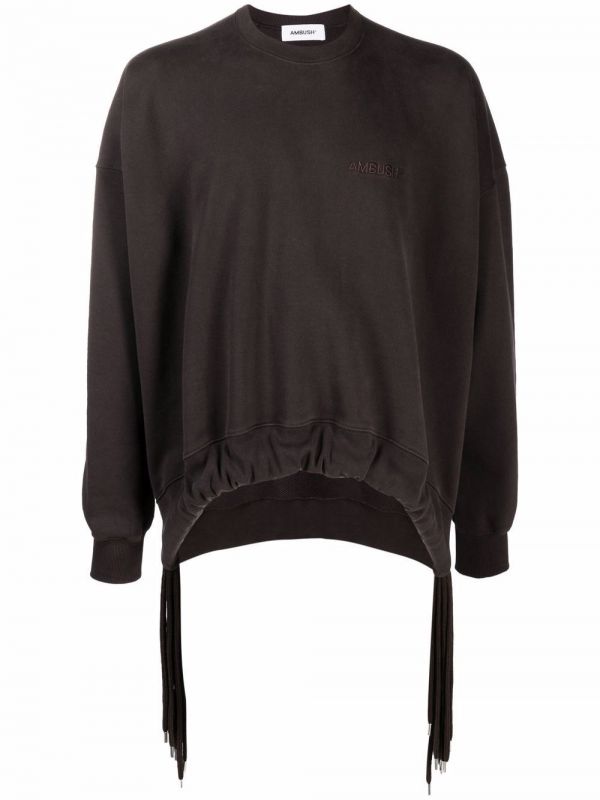  Ambush Multi-cord Crew-neck Sweatshirt - Brown 