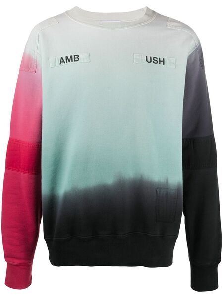  Ambush Ombré Logo-print Sweatshirt - Green 
